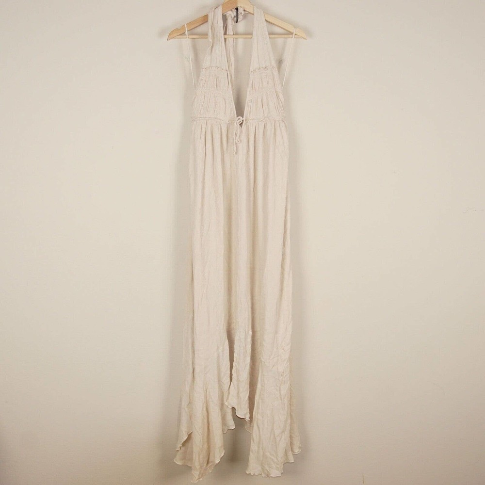 Free People Cream Maxi Dress